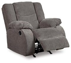 Gray, full recliner in open position - 3