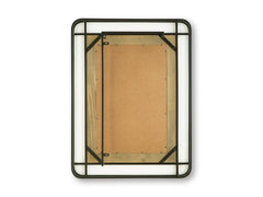 Black/Brown Beelman accent mirror, product view 3 - 3