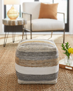 Multi, pouf in room; other furnishings excluded - 3