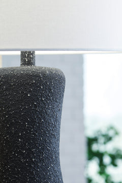 Black table lamp, product view 3 - 3