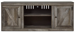 Gray TV stand, product view 2 - 2