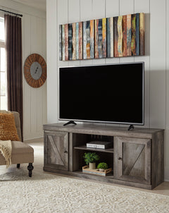 Gray TV stand, product view 6 - 6