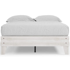 Whitewash / Full, front view; mattress and bedding not included - 3