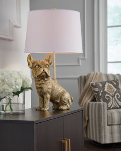 Gold Finish table lamp, product view 2 - 2