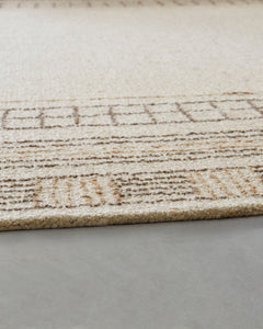 Taupe/Brown 60" x 83", pile and edge detail - 7