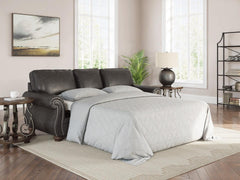 Granite, sleeper sofa open in room - 6