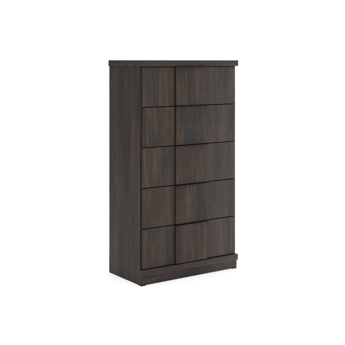 Dark Brown / Chest of Drawers, complete product angled view