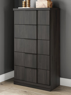 Dark Brown / Chest of Drawers, room setting; accessories not included - 4
