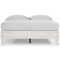 Whitewash / Queen, front view; mattress and bedding not included - 8