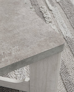 Whitewash three-piece table set, product view 4 - 4