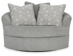 Cement, front view of complete swivel chair - 4