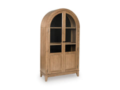 Natural/Black Dagandale display cabinet, product view 2 - 9