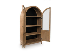 Natural/Black Dagandale display cabinet, product view 3 - 10