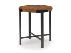 Brown three-piece table set, product view 5 - 5