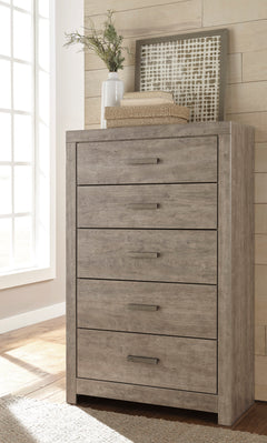 Gray, chest in room setting - 5