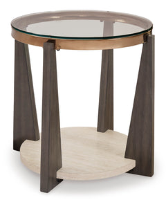 Multi, complete round end table product view - 1