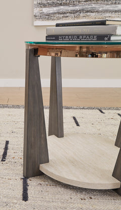 Multi, glass top and shelf detail; accessories excluded - 4