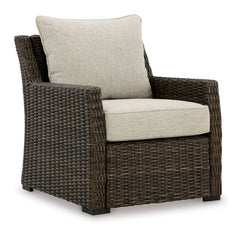 Brown Lounge Chair w/Cushion (1/CN), view 1 - 1