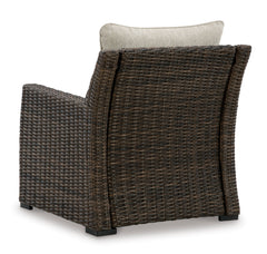 Brown Lounge Chair w/Cushion (1/CN), view 2 - 2