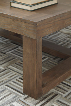 Gray Rectangular Coffee Table, product view 6 - 6
