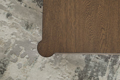 Brown Two-Drawer Coffee Table, product view 6 - 6