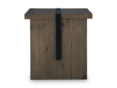 Light Brown Square End Table, product view 3 - 3
