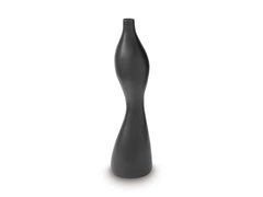 Black 18-inch height vase, product view 2 - 2