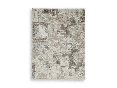 Multi 63" x 84", complete rug product view - 9