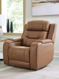 Caramel, recliner in room; other furniture and decor excluded - 5