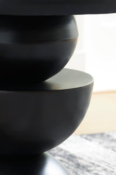 Bronze Finish bronze-tone accent table, product view 3 - 3