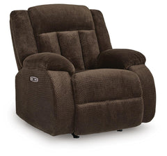 Chocolate, full recliner in closed position - 1