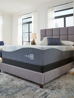 White Twin XL, mattress in room, second angle; base and furnishings excluded - 6