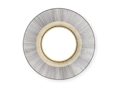 Black/Gold Finish Accent Mirror, view 4 - 4