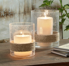 Clear candle holder set, product view 2 - 2