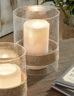 Clear candle holder set, product view 3 - 3