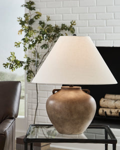 Antique Beige table lamp, product view 2 - 2