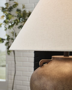 Antique Beige table lamp, product view 3 - 3
