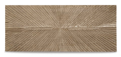 Distressed Brown Lenora carved wood wall decor, product view 3 - 9