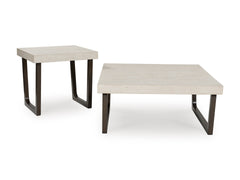 Espresso/Gray two-piece table set, product view 2 - 2