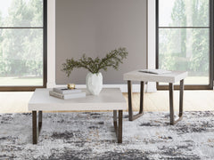 Espresso/Gray two-piece table set, product view 3 - 3