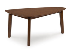 Brown three-piece table set, product view 3 - 3