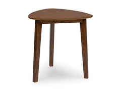 Brown three-piece table set, product view 4 - 4