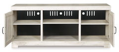 Whitewash TV stand, product view 2 - 2