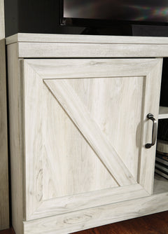 Whitewash TV stand, product view 4 - 4