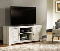 Whitewash TV stand, product view 5 - 5