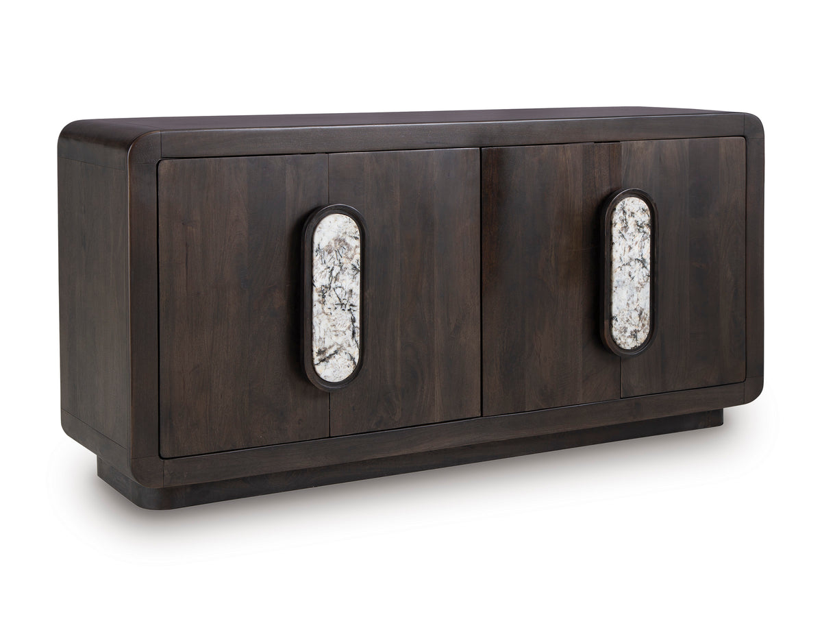 Espresso Brown Accent Cabinet, view 1