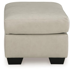 Bone, side view of complete ottoman - 3