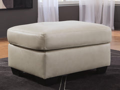 Bone, complete ottoman in room; accessories excluded - 4