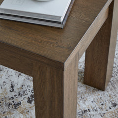 Warm Brown Wireless Charging End Table, product view 5 - 5