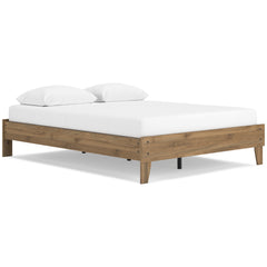 Honey / Queen, platform bed shown with mattress and bedding, not included - 7
